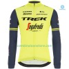 Maillot Cyclisme Hiver + Collant à Bretelles 2020 Trek-Segafredo N002